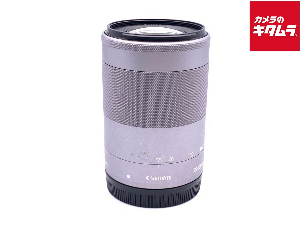 【中古】 【並品】 キヤノン EF-M55-200mm F4.5-6.3 IS STM シルバー