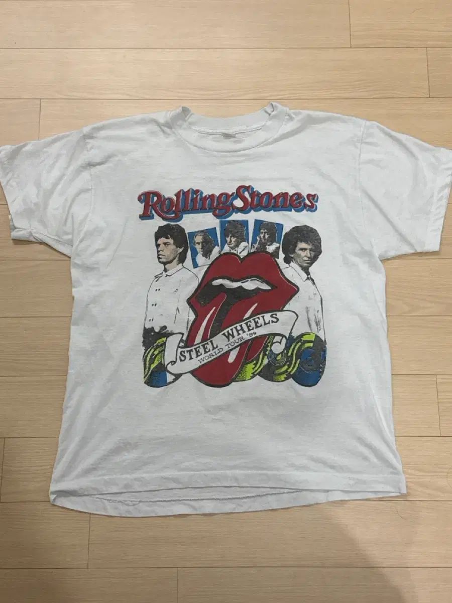 80s ローリングストーンズ バンドTシャツ made in usa