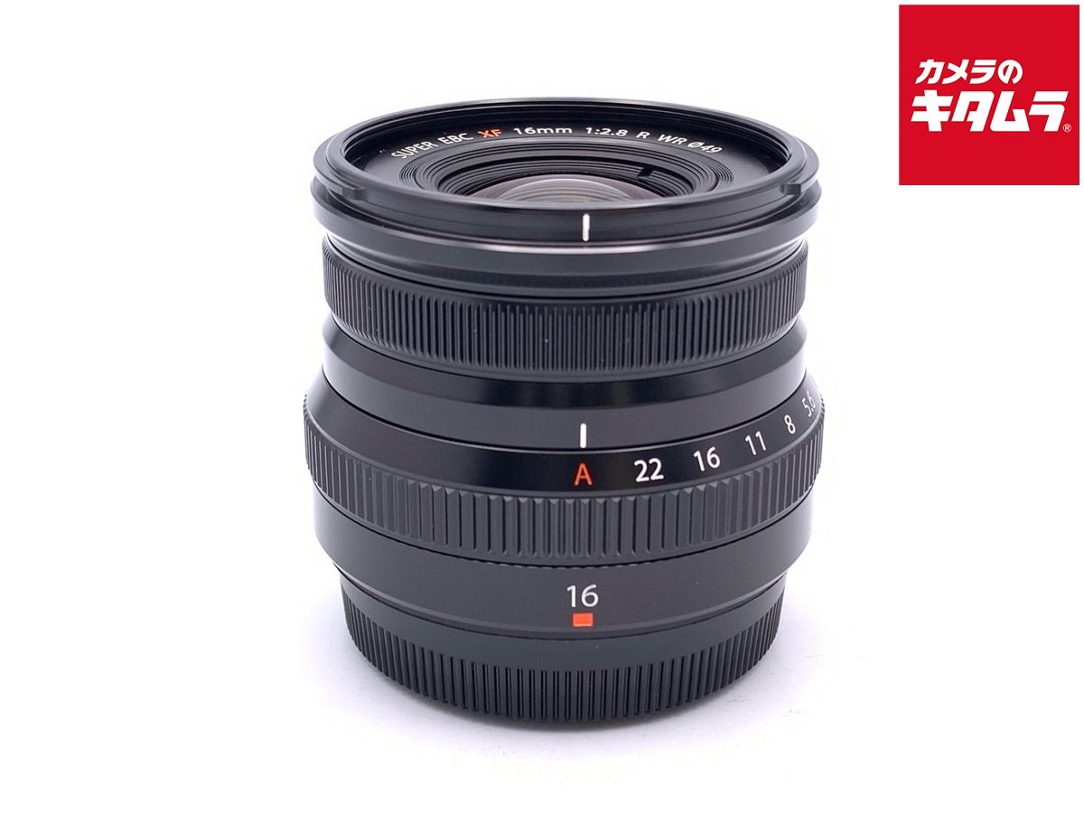 【中古】 【美品】 フジフイルム XF16mm F2.8 R WR ブラック