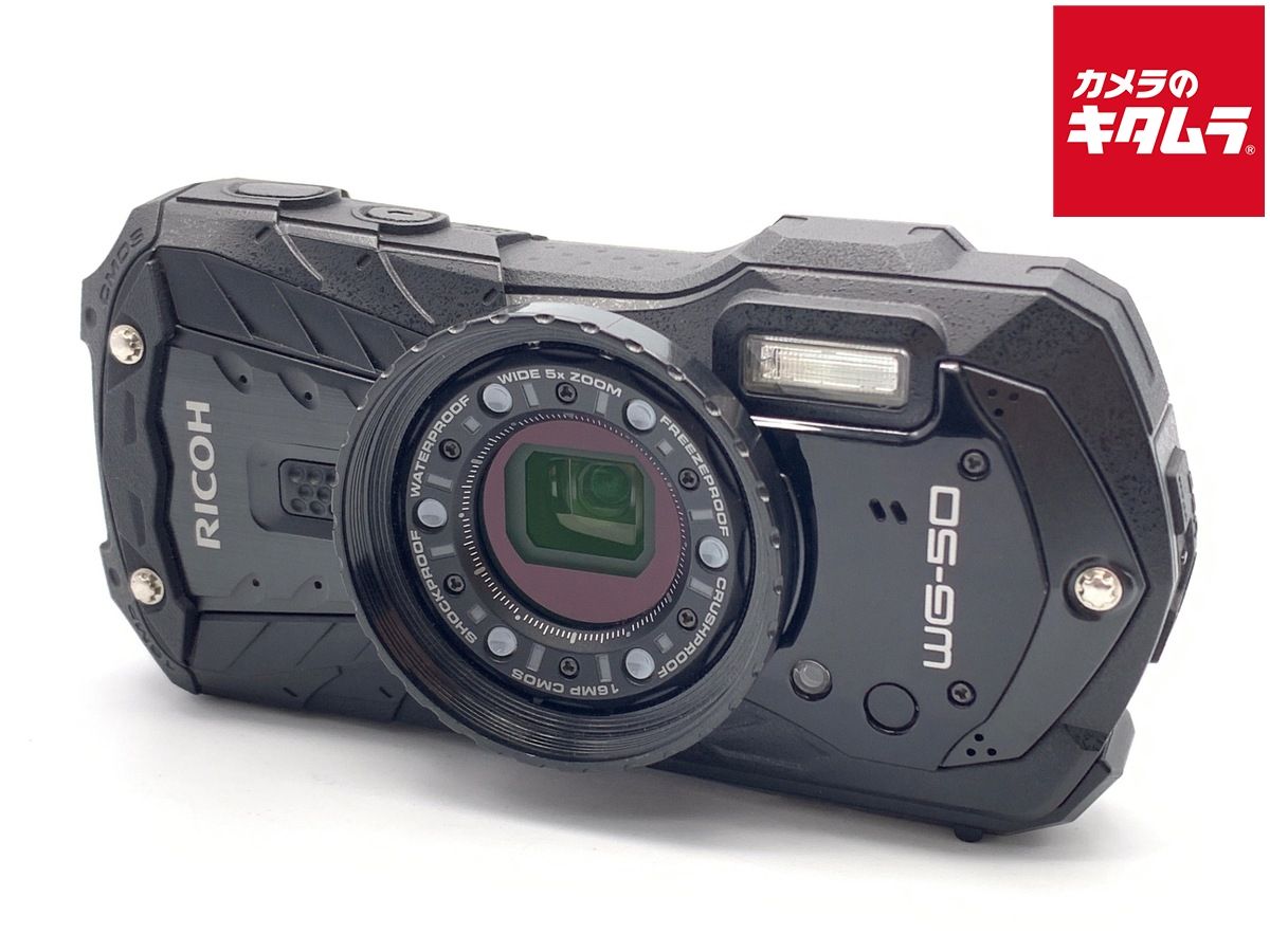 【中古】 【並品】 リコー WG-50 ブラック