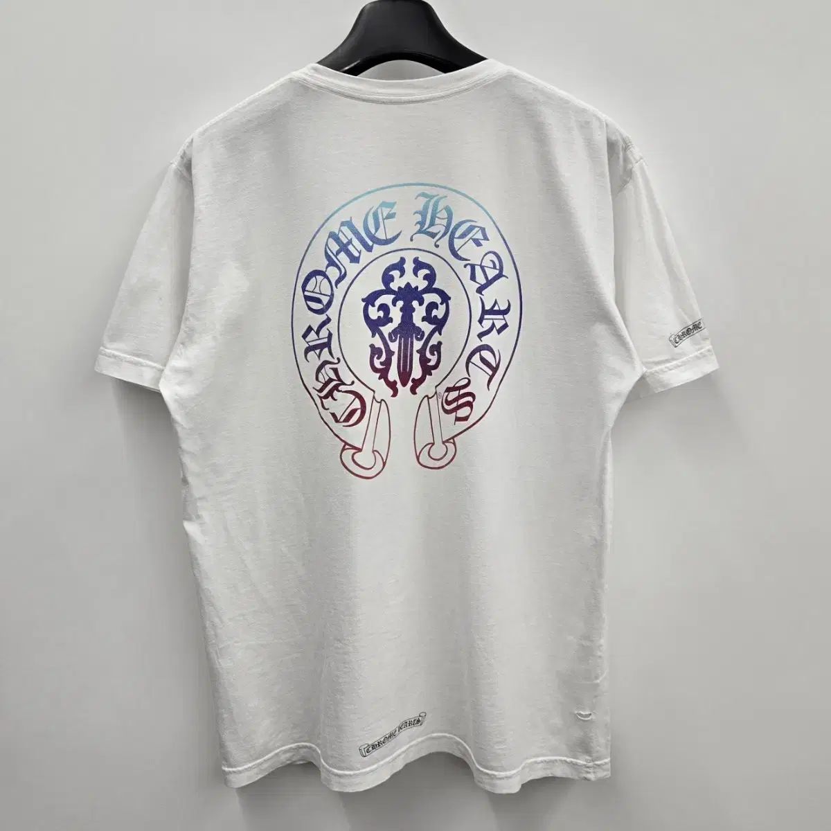 正規品 CHROME HEARTS クロムハーツ ホースシュー(シュー) ダガー グラデーション(ション) 半袖(半袖) XL
