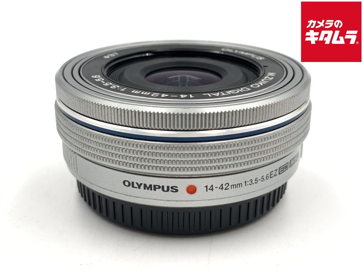 【中古】 【並品】 オリンパス M.ZUIKO DIGITAL ED 14-42mm F3.5-5.6 EZ シルバー