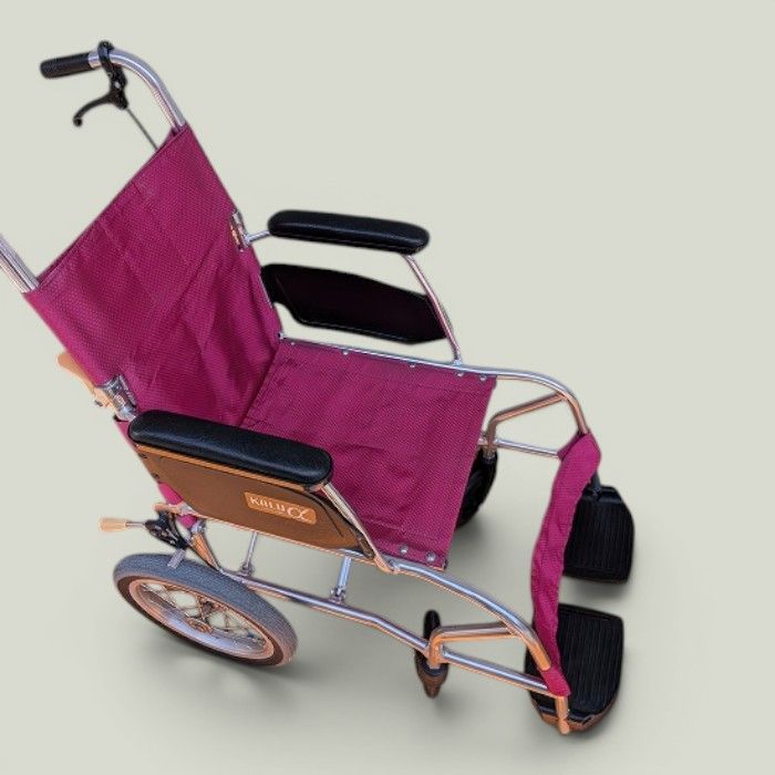 送料無料　日進医療器　軽量　介助式車椅子　NAH-L7α　km-26-0525-04