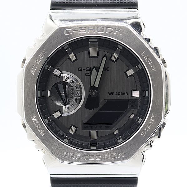 箱/保付 カシオ G-SHOCK GM-2100-1AJF SS QZ デジアナ文字盤 メンズ