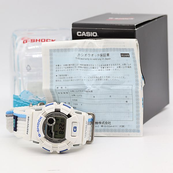 美品 稼働 保/箱付 カシオ Gショック DW-9500 1681 サーフライダー 
