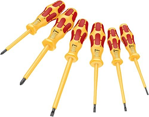 Wera(ヴェラ) 05051575001 | Kraftform ドライバー セット VDE 1060 i/1062 i/6 イエロー/レッド 6ピース 【日本正規輸入品】so b964f854