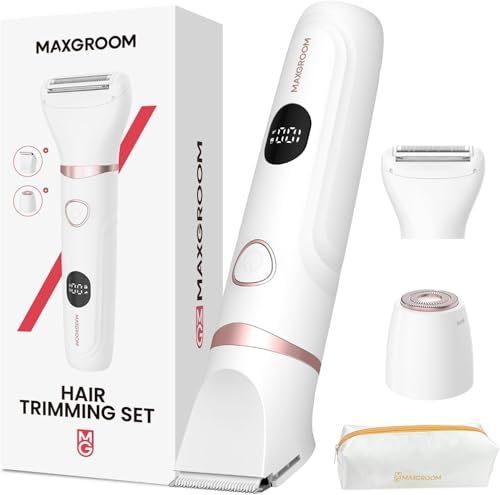 maxgroomボディシェーバー レディース ボディートリマー メンズ 電気シェーバー 電動 VIOシェーバー 男性用 全身対応 3in1 ボディグルーマー ムダ毛処理 すねげ処理 ムダ毛 脇毛 体毛 わきげ デリケートゾーン ネット刃 コー fda576b9