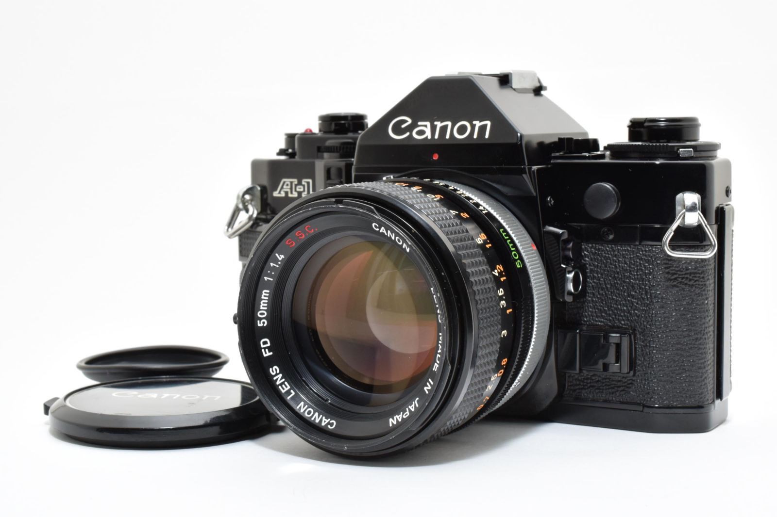 7322 【良品】 Canon A-1 Slr Film Camera Fd 50mm F1.4 S.S.C. Prime