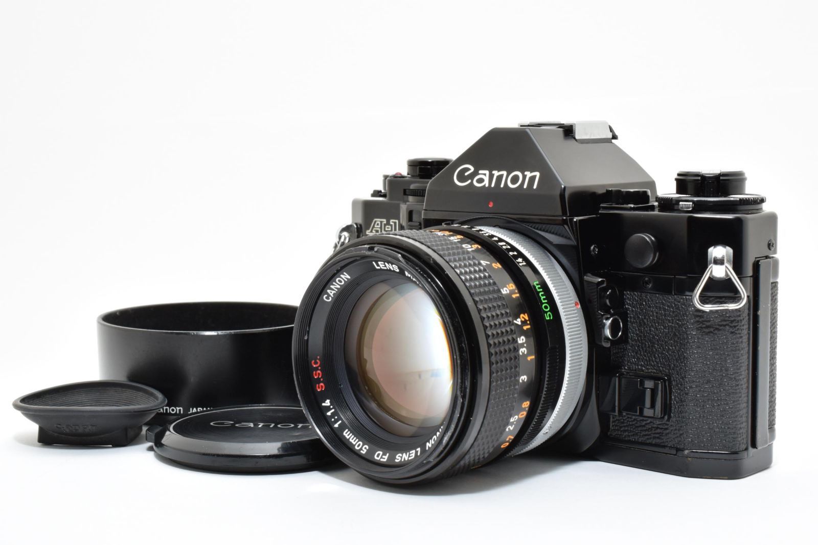 7321 【良品】 Canon A-1 Slr Film Camera Fd 50mm F1.4 S.S.C. Prime