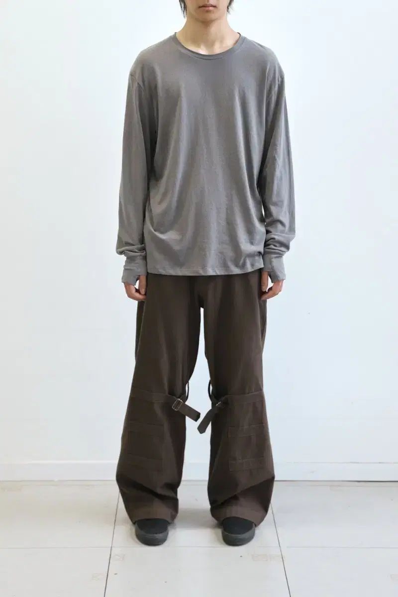 Hatchingroom ボクサーTシャツ グレー
