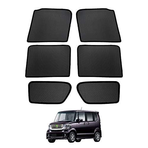 CARTIST ホンダ N-BOX JF1/2型 メッシュカーテン 2011-2017 遮光カーテン カーシェード UVカット 遮光 断熱 説明書付き 安定性 取り付け簡単 インテリア 日よけ 車種専用 アクセサリー 4枚ts
