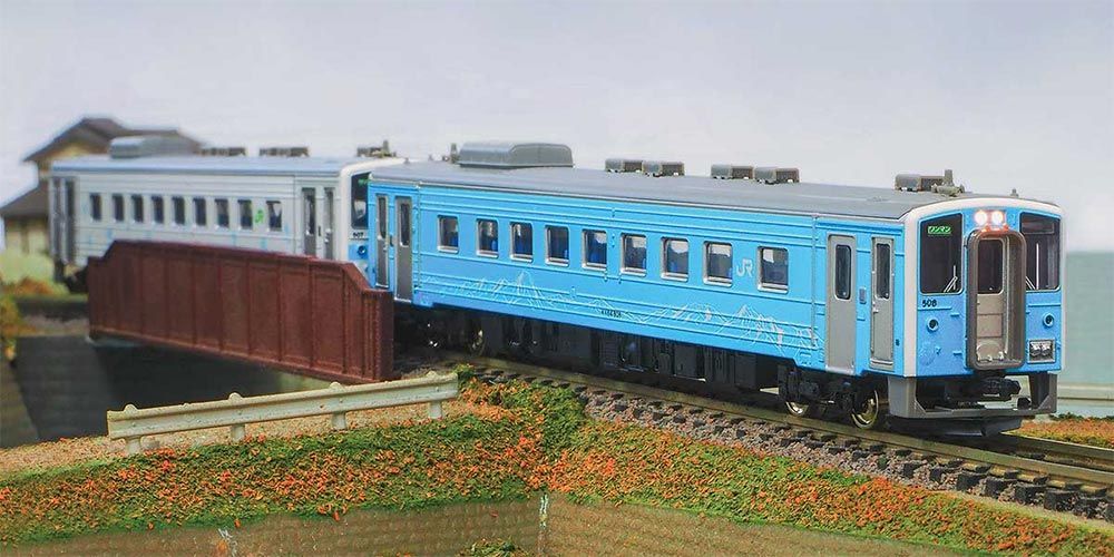 JR北海道キハ54形(500番代 白ライト 流氷物語号 507+508)2両編成セット(動力付き) 【グリーンマックス・32167】 「鉄道模型 Nゲージ グリーンマックス」