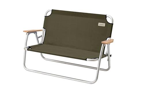 【新品】Coleman(コールマン) ベンチ リラックスフォールディングベンチ オリーブ 約3.8kg 2000033807 アウトドアチェアー キャンプ ガーデン リビング 耐荷重160kg bfd14488