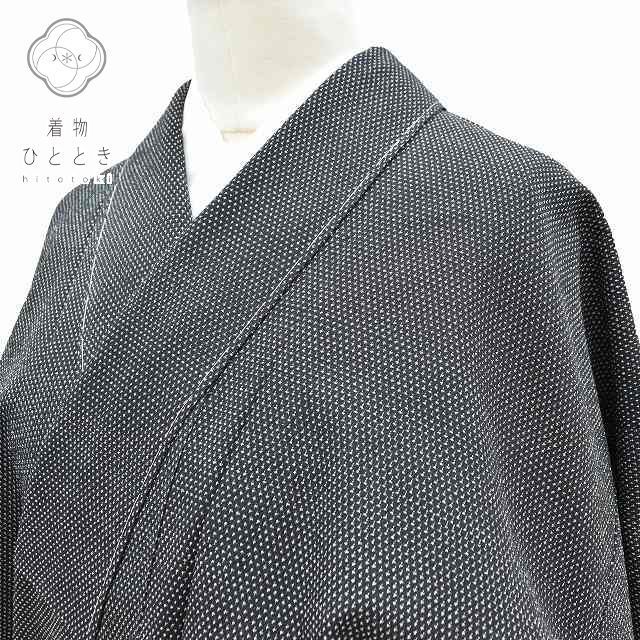 紬 リサイクル着物 身丈172cm 裄丈64cm 塩沢正絹 仕立て上がり Mサイズ Lサイズ ちょっとふくよかL 特選 未使用品 トールサイズ [ 着物 中古 帯 リサイクル 振袖 浴衣 袴 和服 古着 ] ll3308b