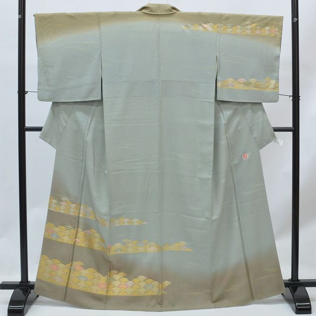 訪問着 リサイクル着物 身丈154.8cm 裄丈62.7cm 正絹 仕立て上がり 