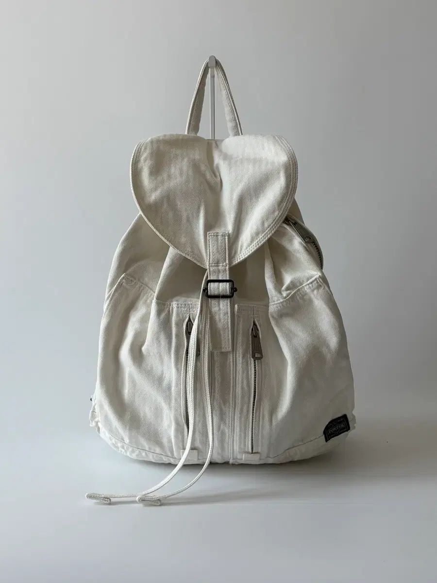 吉田ポーター Twill Cotton Rucksack (White)