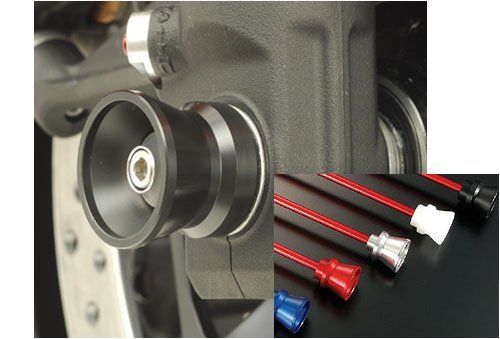 新品 アグラス(AGRAS) フロントアクスルプロテクター ファンネルタイプ シルバー CBR1000RR(08-12) 344-172-A0S