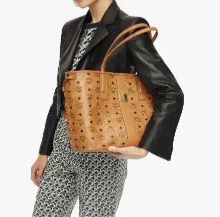 正規品) MCM リバーシブル 양면 トートバッグ ブラウン