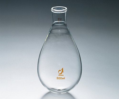 新品 クライミング TSロータリー用茄子フラスコ 透明摺合 200mL 24/40 61-0029-07/CL0095-02-11