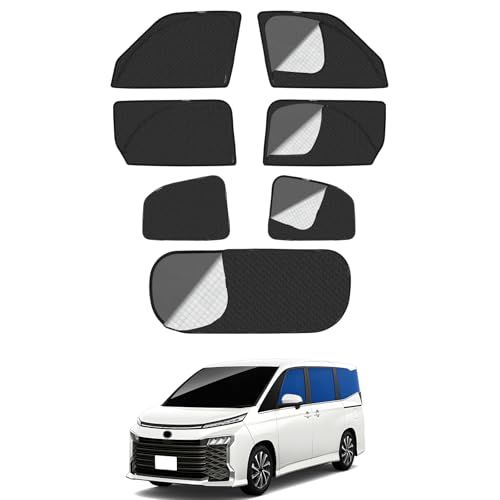 ヴォクシー ノア 90系 車種専用設計 メッシュカーテン 2in1 サンシェード 断熱 日除け 換気 VOXY NOAH ZWR90W ZWR95W MZRA90W MZRA95W 全車窓 カーテン 虫避け プライバシー保護 カーシェード マグネット サイts