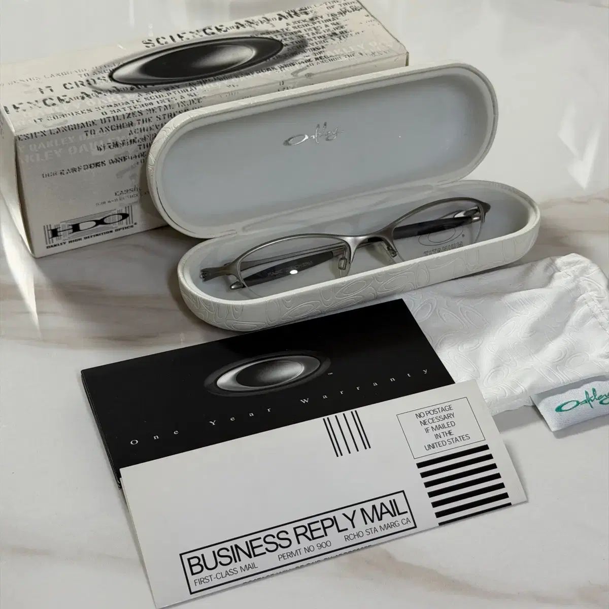 OAKLEY オークリー transistor チタン ハーフリム メガネ