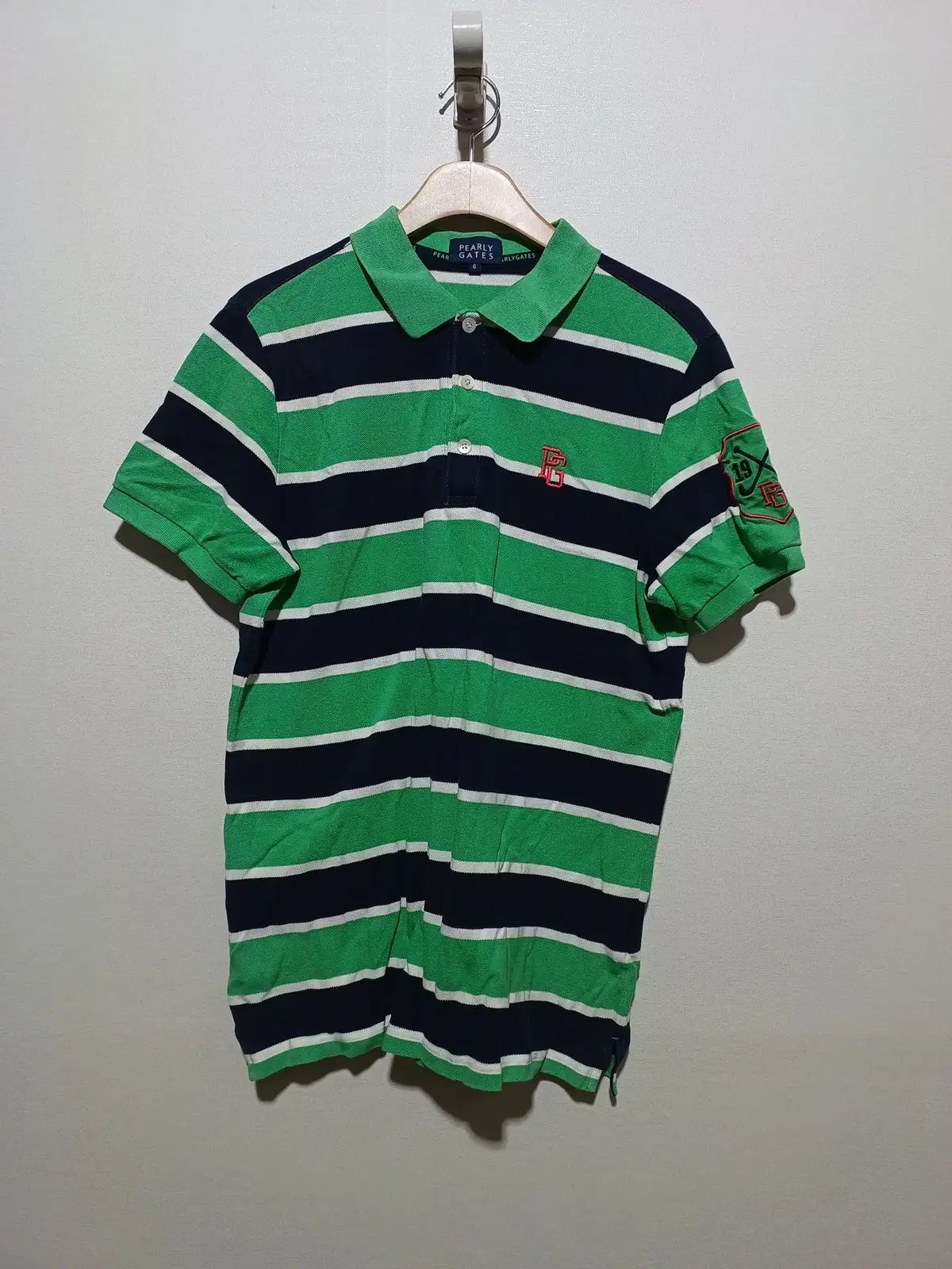 パーリーゲイツ メンズ 半袖 ピケ Tシャツ 6 (26A783)-商品を編集 
