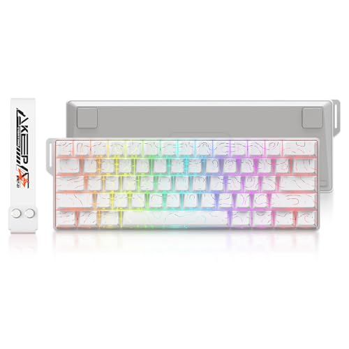 DAREU COOL60 0.01mm ラピッドトリガー対応 ゲーミングキーボード 有線8000hzポーリングレート 磁気スイッチ ホットスワップ SOCD対応 テンキーレス 60%英語配列 白/ホワイト【1年間】t 17e71ec4