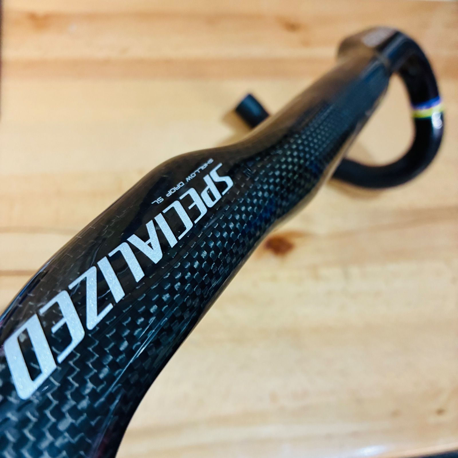 TNI Carbon super shallow ハンドルバー C-C400mm 希少】 SPECIALIZED カーボン ハンドル c-c400mm φ31.8 SHALLOW DROP