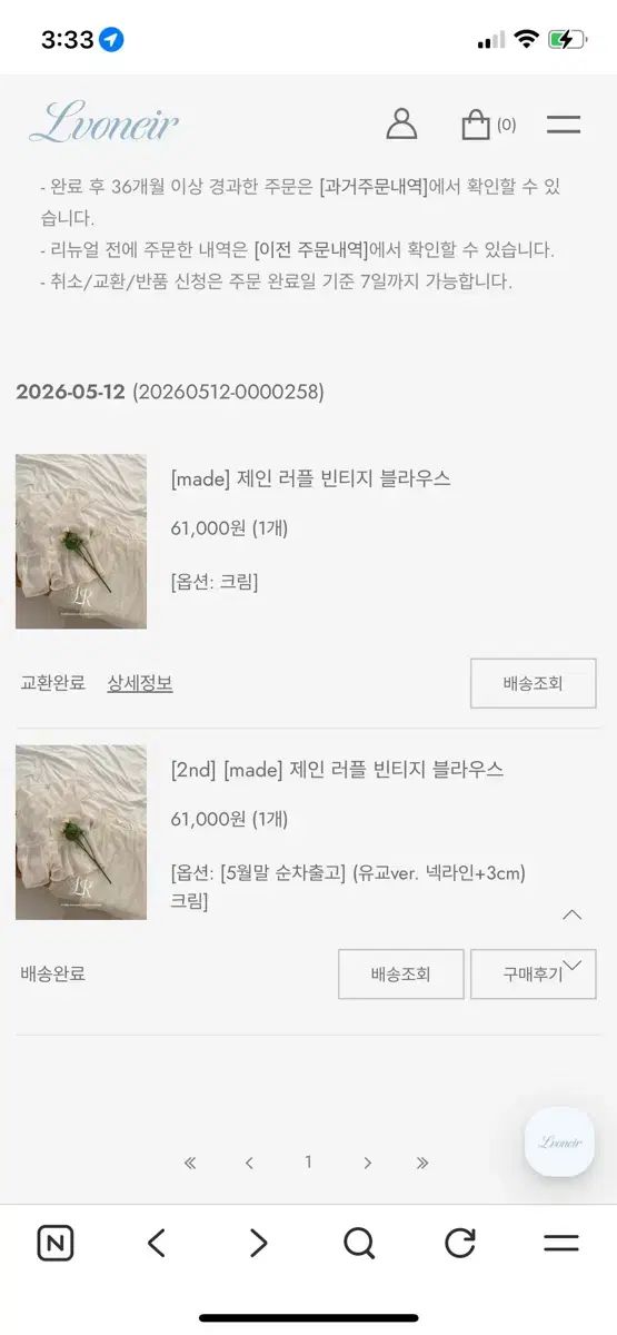 ラボーネア ジェイン ラッフル ヴィンテージ ブラウス 新品