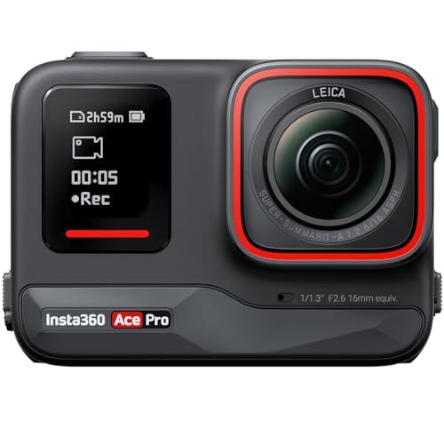 Insta360 Ace Pro - アクションカメラ 防水 1/1.3インチセンサーと5nmAI チップ搭載 AIノイズリダクション 圧倒的な画質 4K120fps 2.4インチフリップ式スクリーン 高度なAI機能 長時間 水中アクションカ 7ac7facb