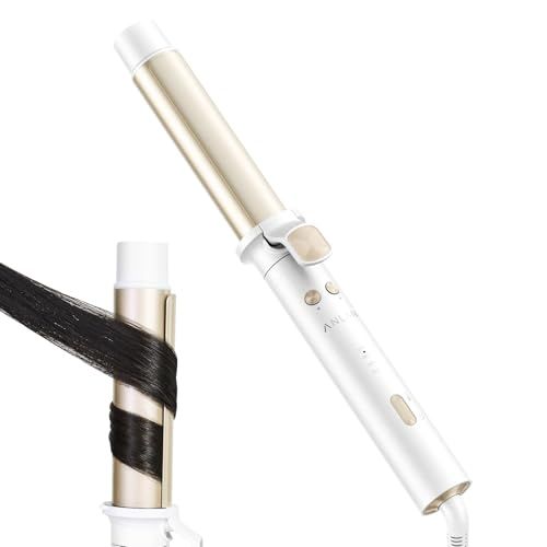 【美人百花掲載】ANLAN オート カールアイロン 32mm コテ 自動＆手動両用 カールアイロン 160℃?220℃ 4段階温度調節 ヘアアイロン 20s急速予熱 プロ仕様 初心者対応 全髪質対応 100V-240V海外対応 PSE認証済み 676f35e6