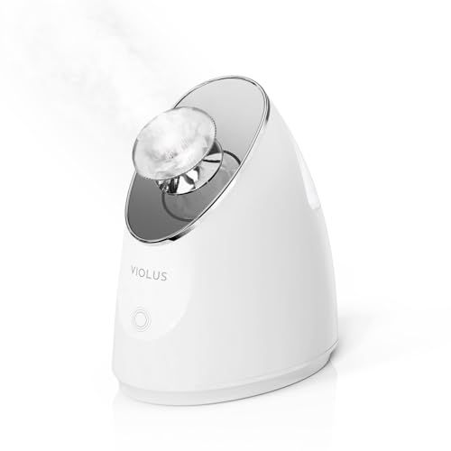 フェイススチーマー 美顔器 【濃密イオンミスト】毛穴ケア 保湿 温熱ケア アロマ機能付き 水道水OK ワンタッチ操作 鏡付き PSE認証済み 乾燥対策美容家電 自宅エステ ギフト誕生日 母の日 プレゼント URUFEE 美顔スチーマー/ 1816dd96