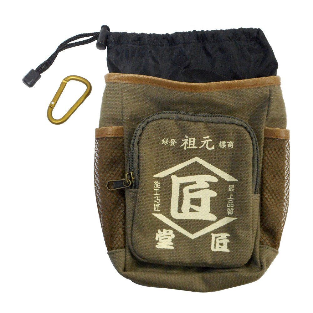 新品 KOZUCHI(コヅチ) 匠堂 腰袋 鶯色(とびいろ) TD-12K