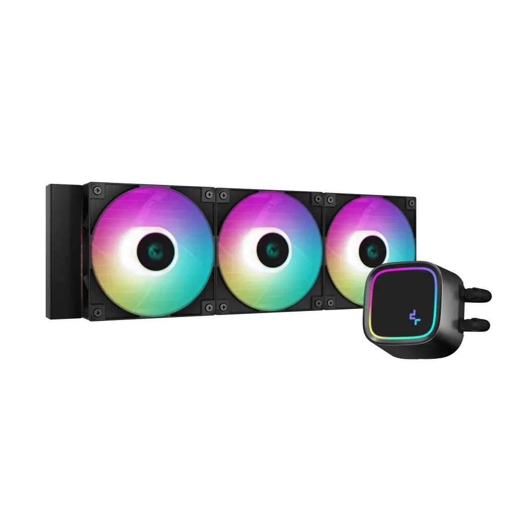【新品】PCハード DEEPCOOL LEシリーズ 360mm水冷クーラー LE720 (ブラック) [R-LE720-BKAMMN-G-1]