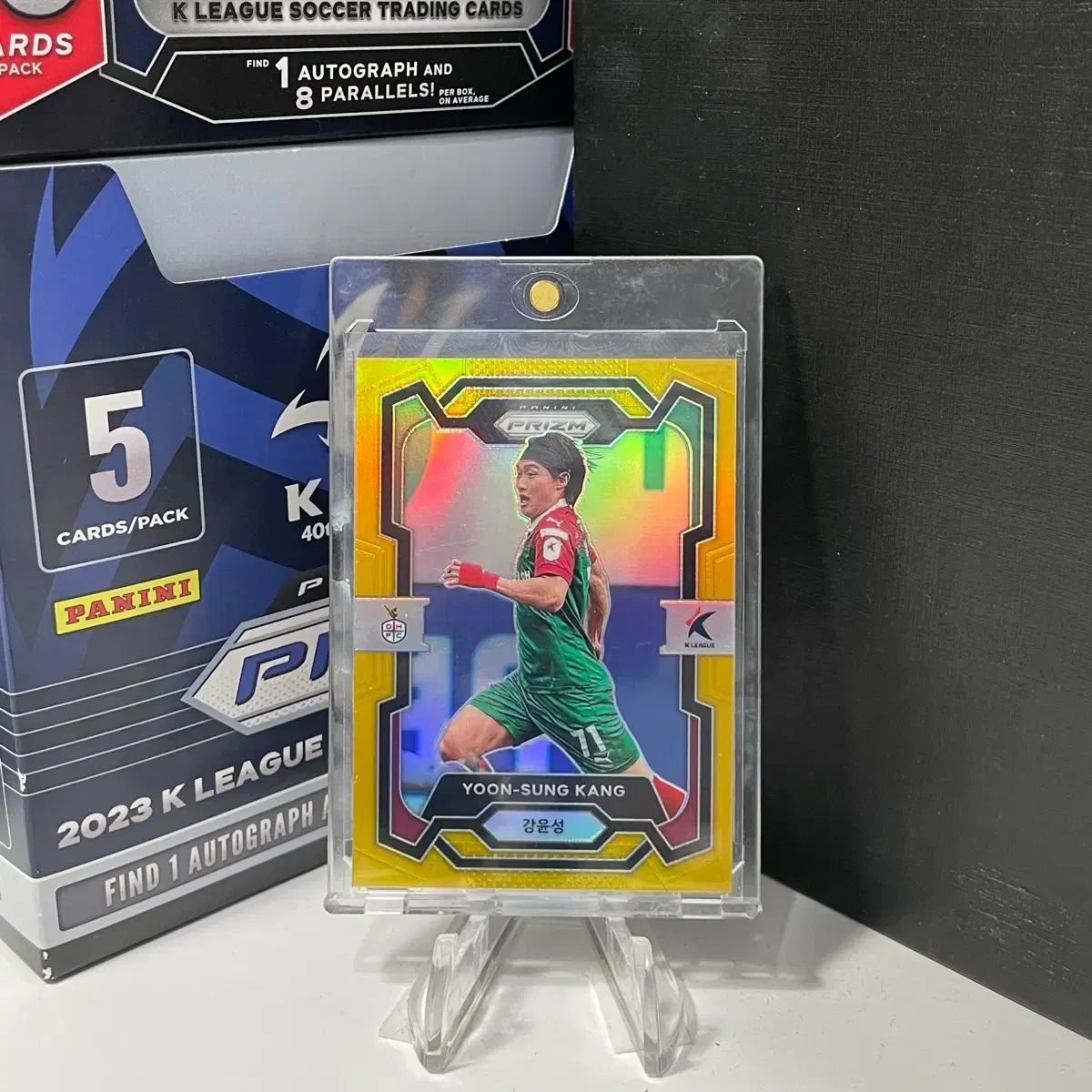24 Panini Kリーグ プリズム 大田シチズン 姜 尹成 GOLD 10限定