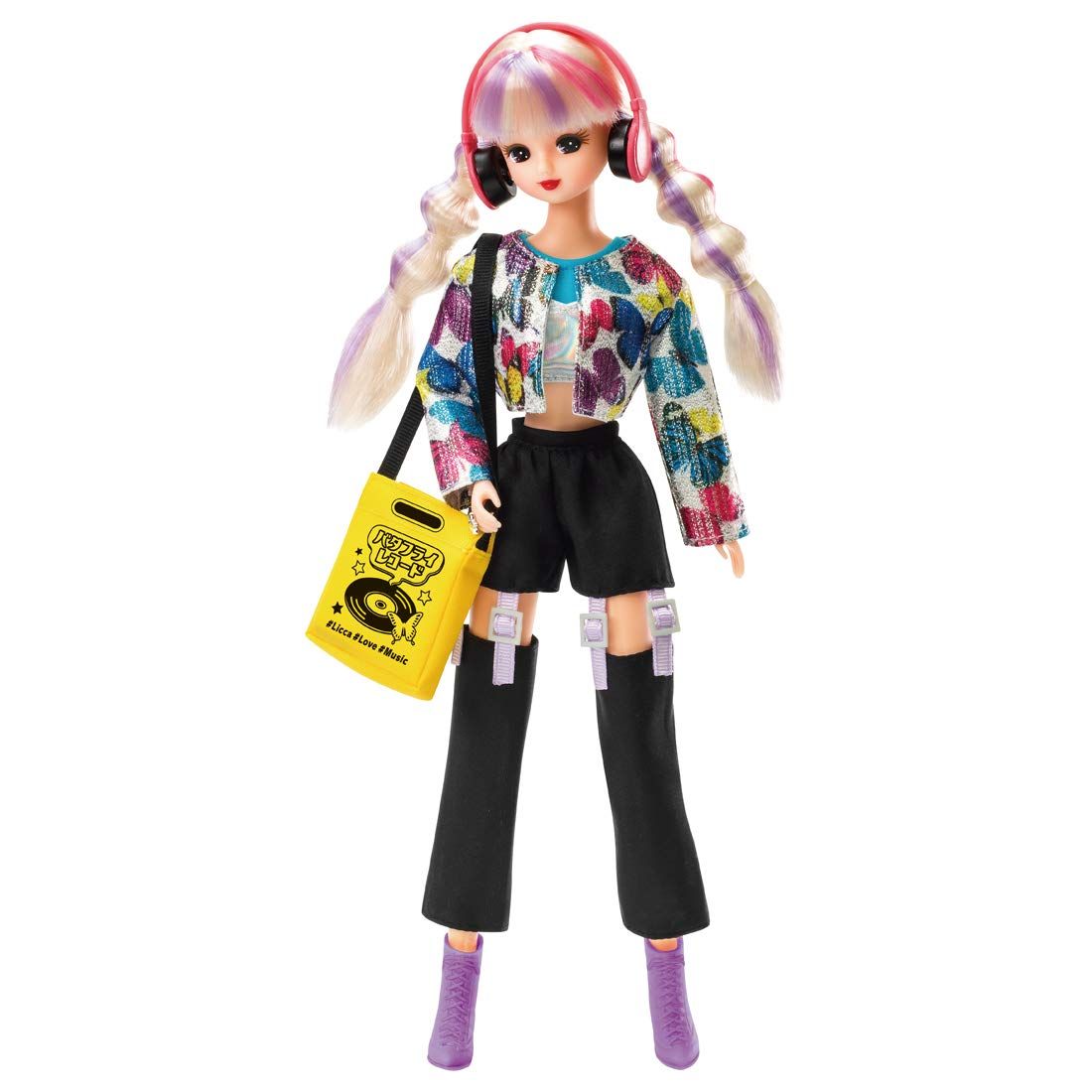 新品 タカラトミー 『 リカちゃん ドール #Licca #ネオンバタフライ 』 着せ替え お人形 おままごと おもちゃ 3歳以上 玩具安全基準合格 STマーク認証 Licca TAKARA TOMY