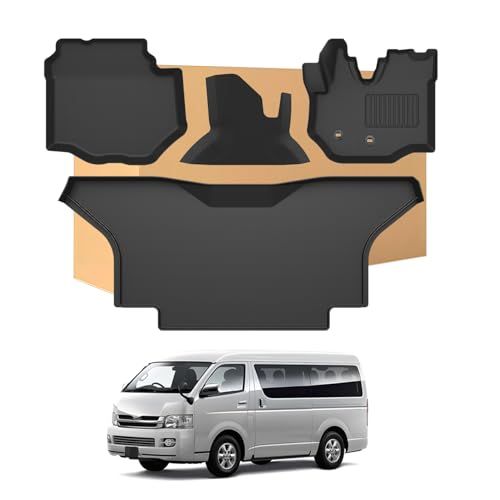 CARVANTA トヨタに適合 ハイエース 200系 フロアマット XPE+TPE 新型ラバータイプ H16年/8月?現行 3Dフロアマット 1型 2型 3型 4型 5型 6型 7型 8型 標準ボディー専用 カーマット TRH KDH 防(沖縄・離島の方不可)