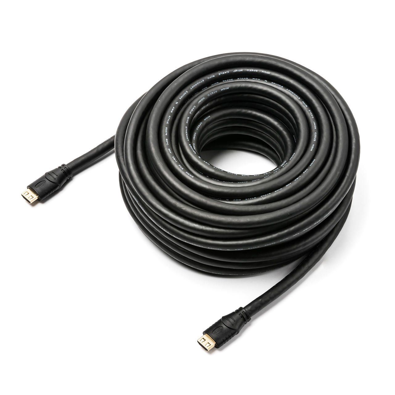 新品 サンワダイレクト 抜けにくい HDMIケーブル 20m 4K/30Hz 3D対応 ラッチ内蔵 ブラック 500-HDMI017-200