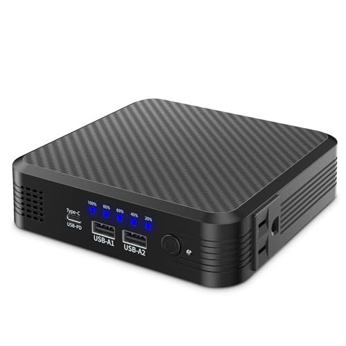 20000mAh/73Wh 大容量 PD 65W AC出力 緊急・災害時バックアップ用電源 (黒)Y 79e67747
