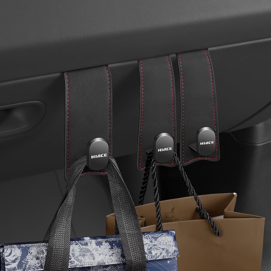 ハイエース 適用 車 グローブボックスフック 収納力向上 物掛け HIACE 200系 GR 1?7型などに 対応 カー ボックスフックオーガナイザー 強力な耐荷重 隠しデザイン コンパクト 高耐久性 防水 バッグホルダー 無痕両面テープ(沖縄・離島の方不可)