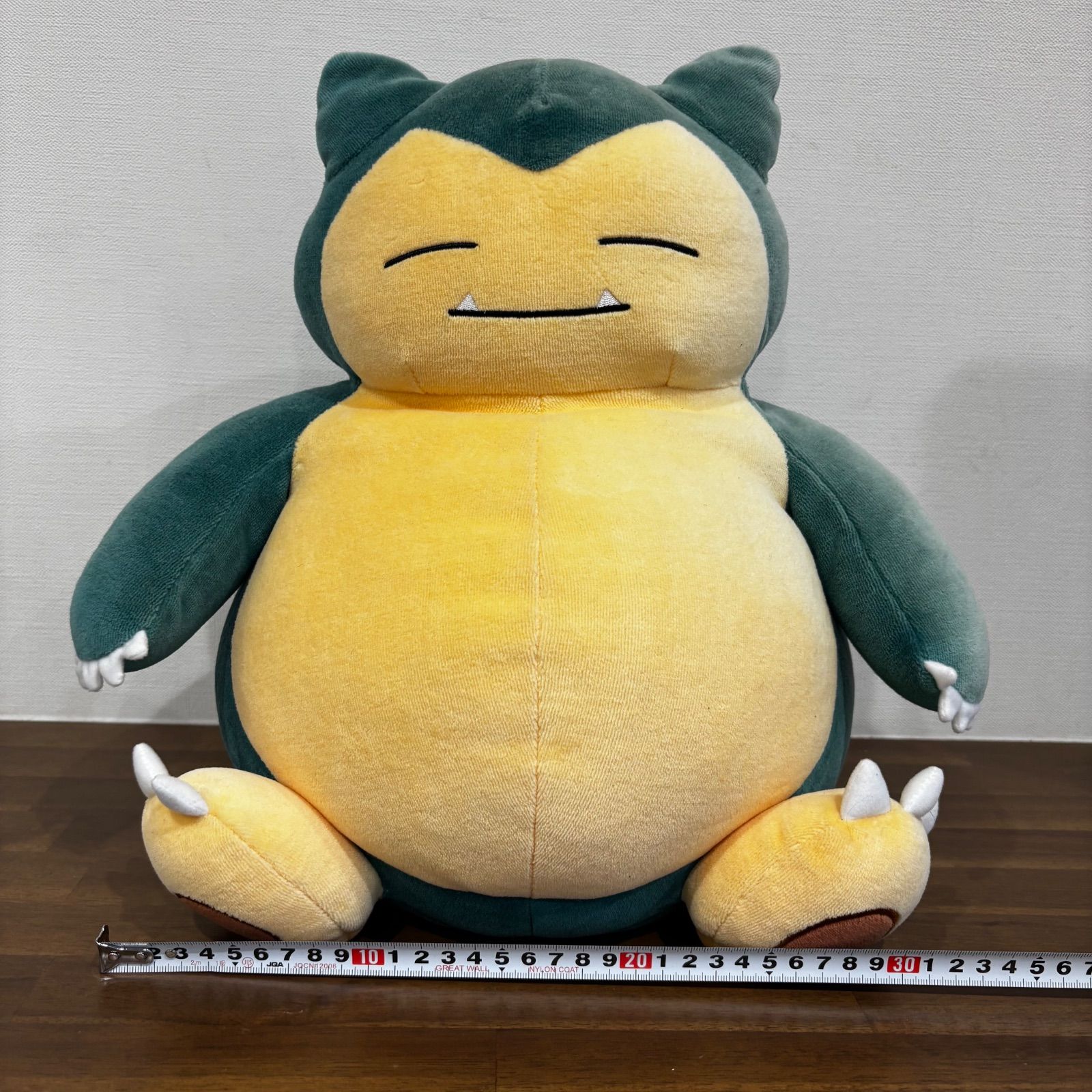 ポケモン カビゴン もちふわクッションBIG ぬいぐるみ タグ付き 三英