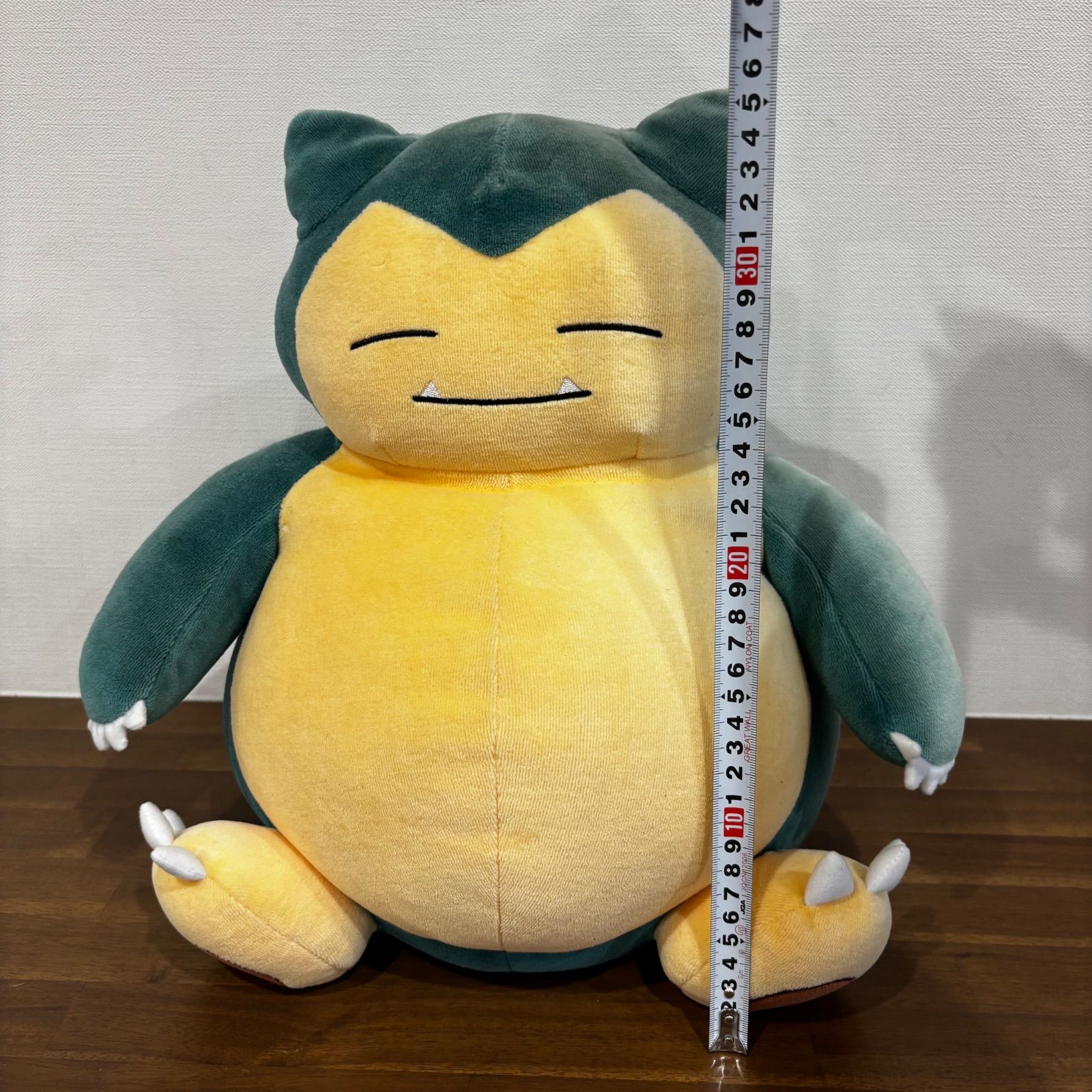 【タグ付】藤原ヒロシfragment xPokémon カビゴンLサイズ ポケモン カビゴン もちふわクッションBIG ぬいぐるみ タグ付き 三英