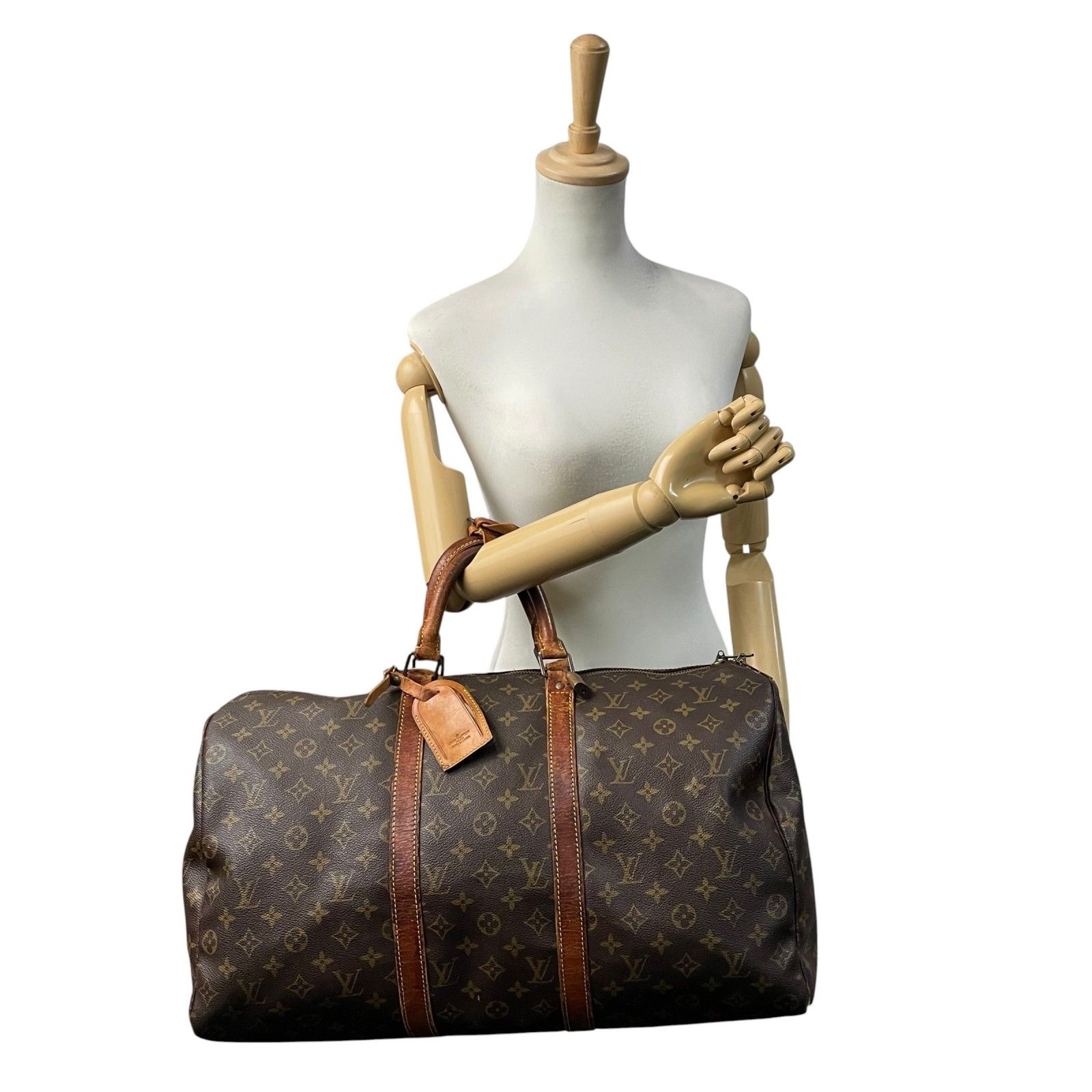 ルイ・ヴィトン LOUIS VUITTON キーポル50 ボストンバッグ モノグラム