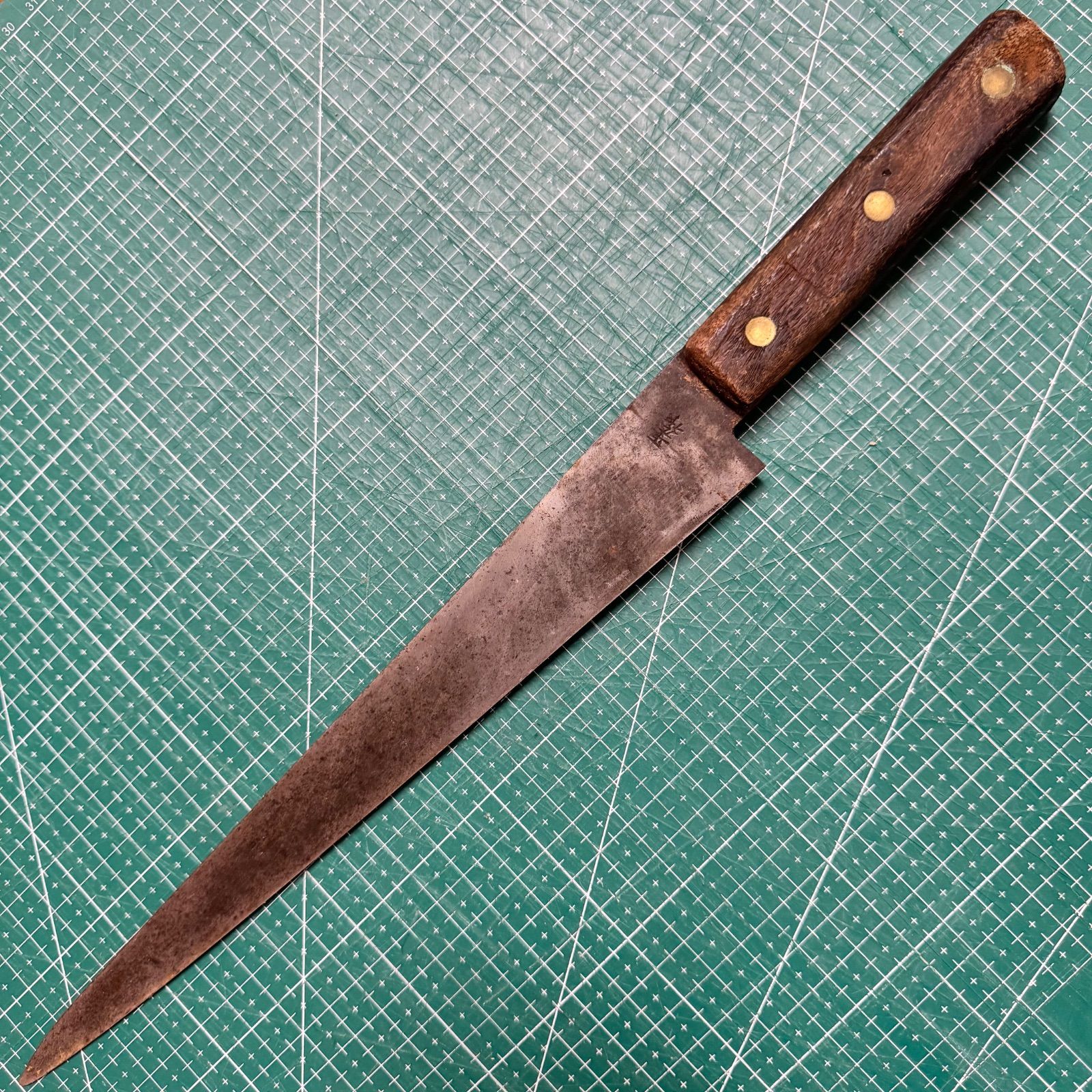 正広☆塚原源権力☆筋引き包丁☆260mm☆日本鋼☆ハガネ☆右利き用