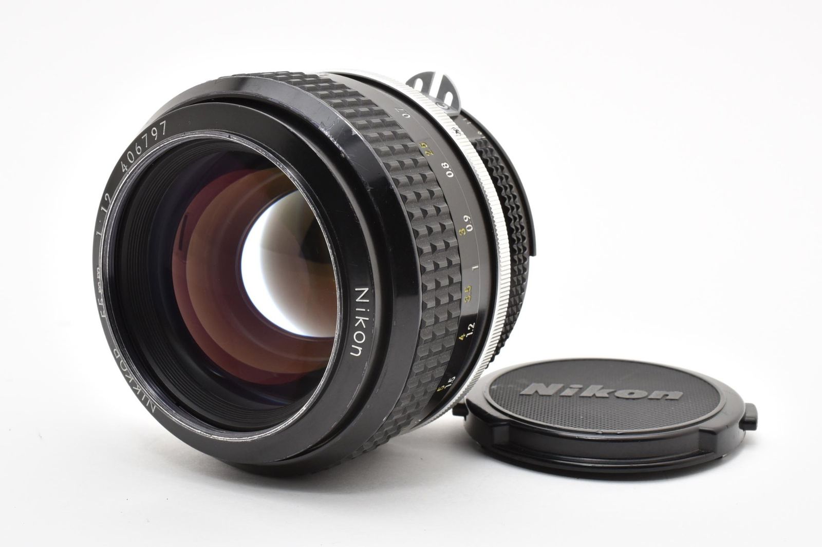 実用品 Nikon ニコン Ai NIKKOR 55mm 1.2 MFレンズ 光学キレイめ #4183-2