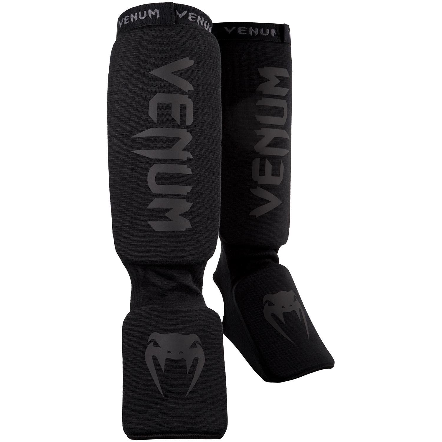 新品 Venum Kontact すね当て - ブラック/ブラック (L)