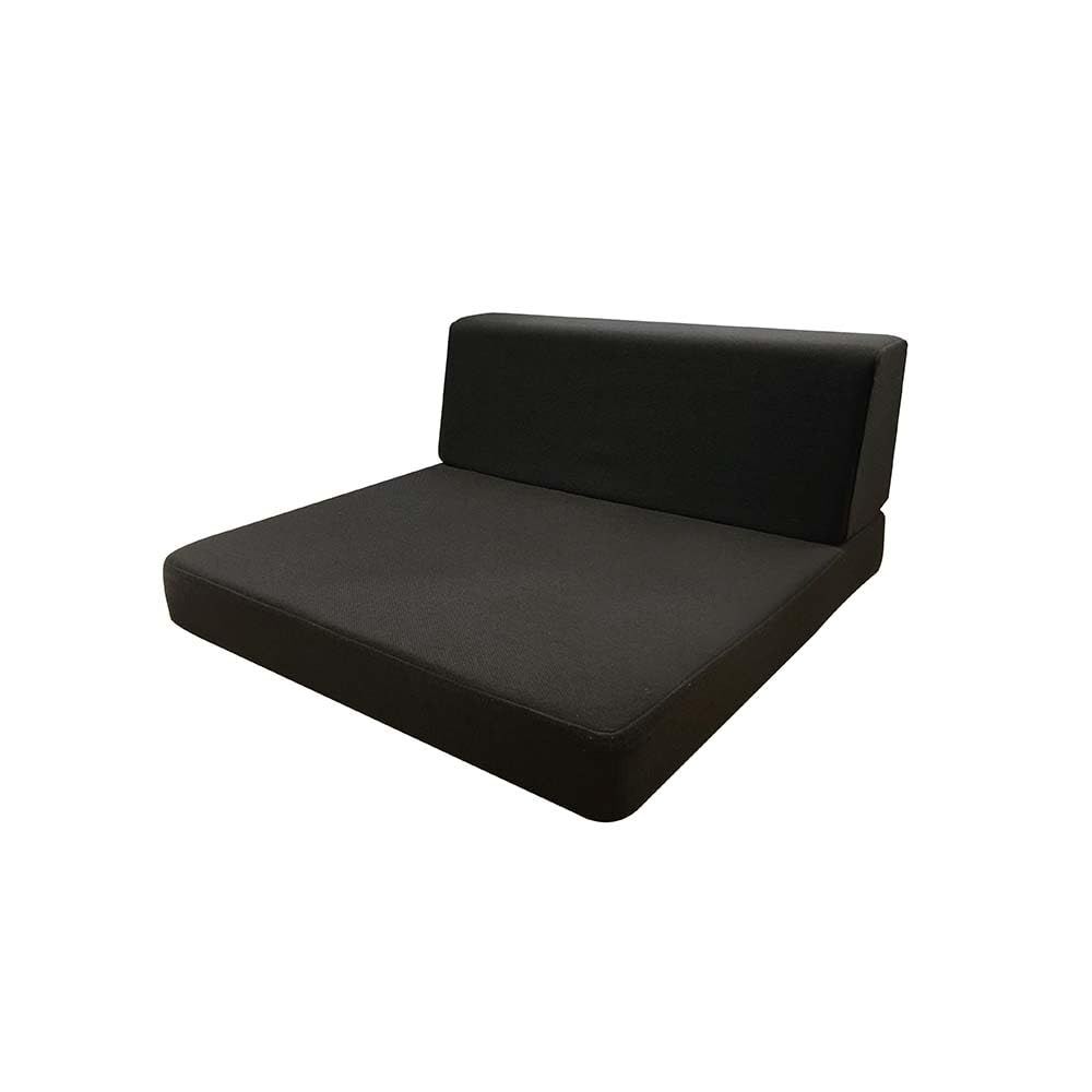 新品 プラス Garage ダイニングワークシリーズ ソファー ファブリック カスタマイズ専用 ソファーシート 1人掛け分 ロータイプ 高さ28cm ブラック LS-GDSS 698359