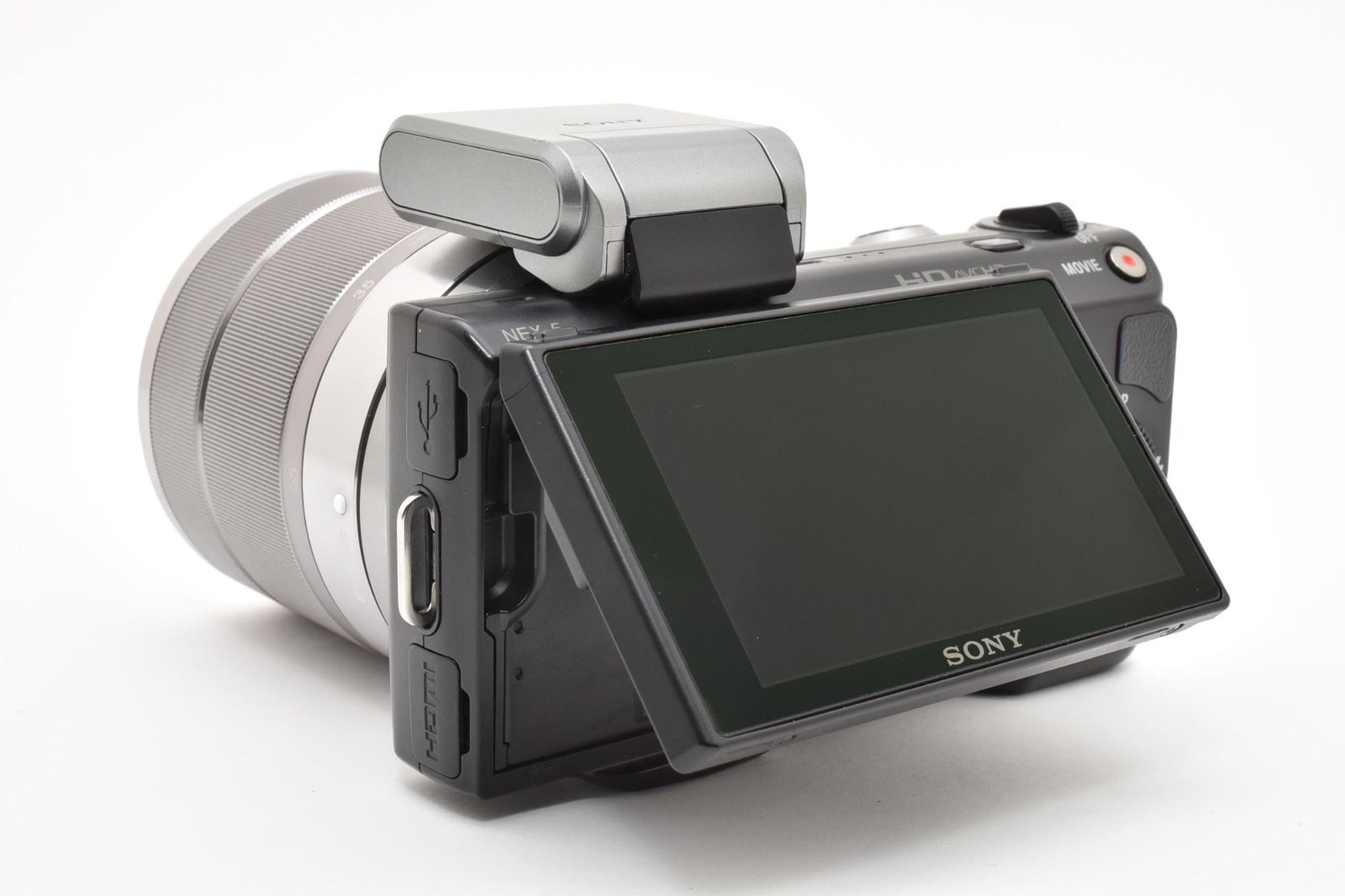 実用品 Sony ソニー NEX-5 黒 ブラック / E 3.5-5.6 18-55 OSS レンズ