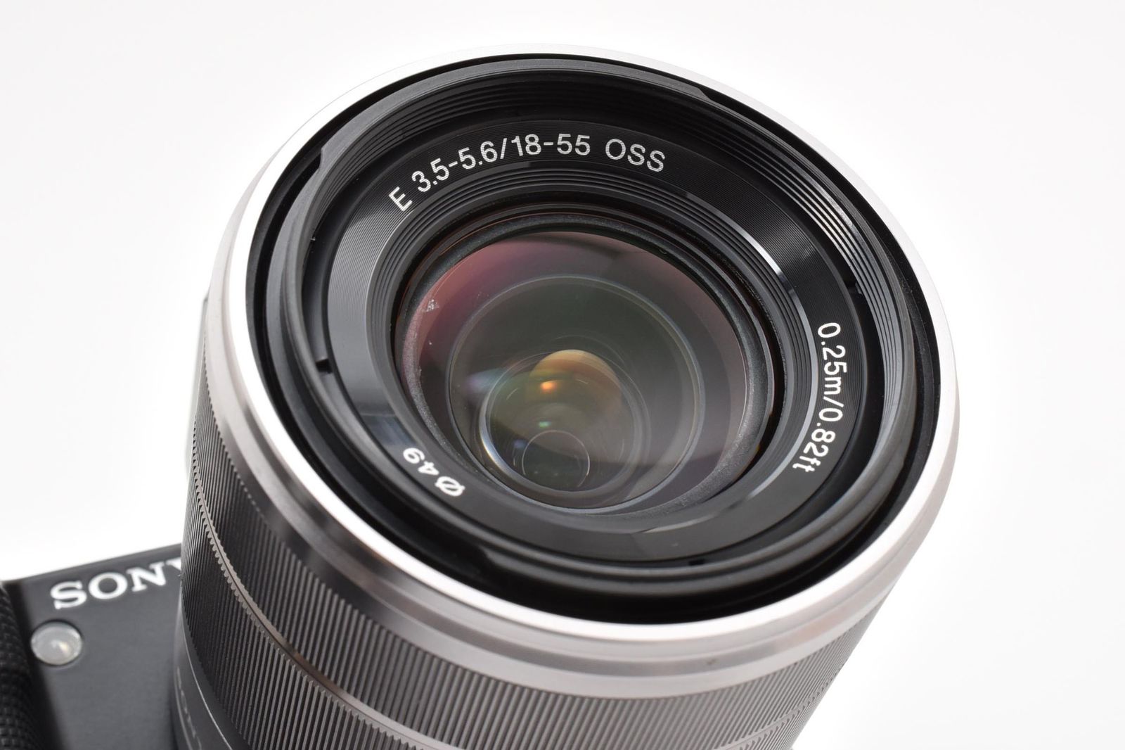 実用品 Sony ソニー NEX-5 黒 ブラック / E 3.5-5.6 18-55 OSS レンズ