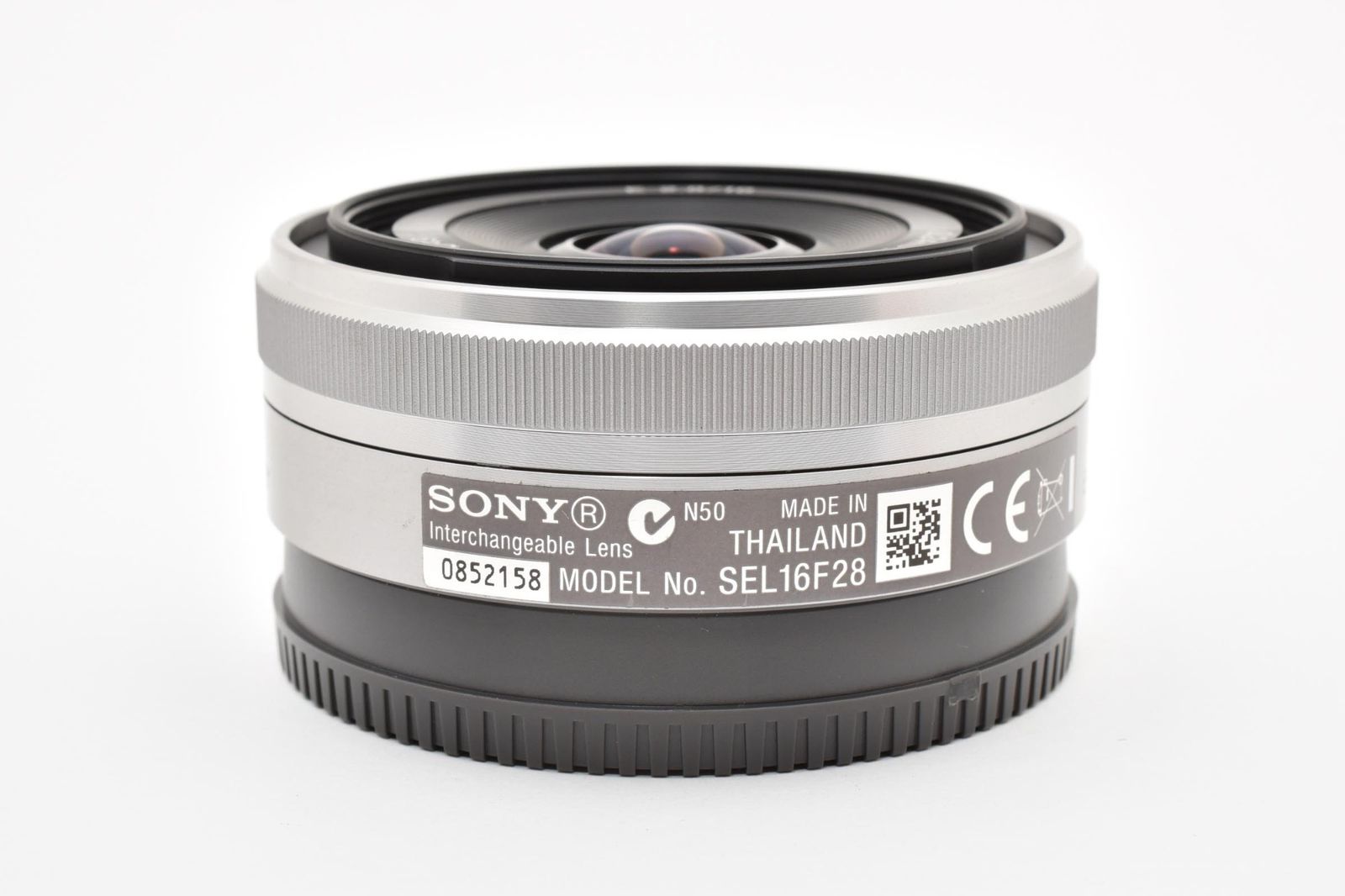 実用美品 Sony ソニー E 2.8 16mm SEL16F28 シルバー AFレンズ #4185-6